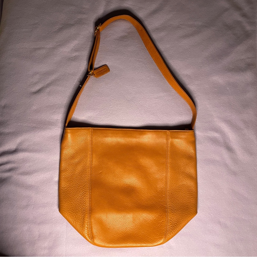 NWOT Coach Brown Leather Boho Tote Bag